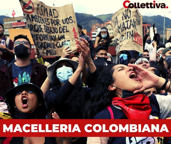 Colombia manifestanti