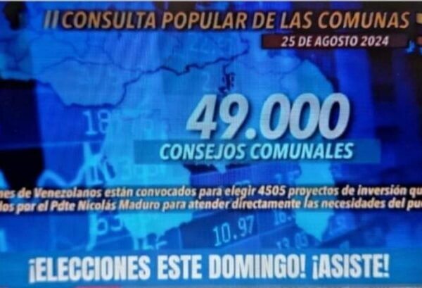 Venezuela: Elezioni di 49.000 Consigli Comunali Popolari.