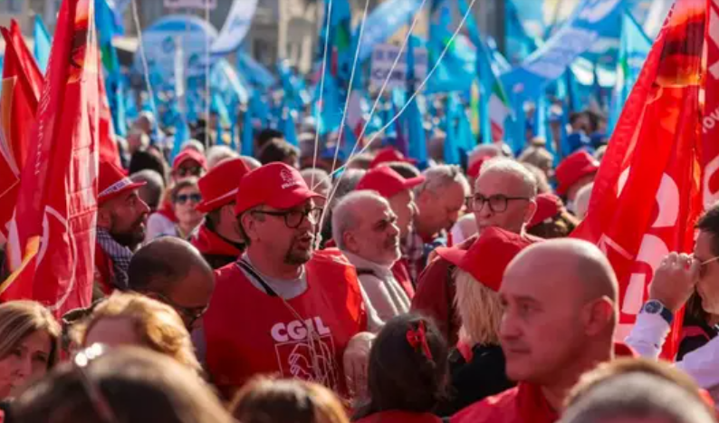 Manifestazione CGIL e UIL a TORINO