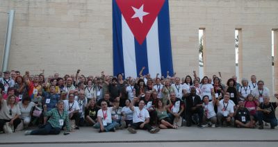 Manifestazione di solidarietà con Cuba