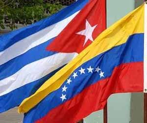 Bandiere Venezuela e Cuba